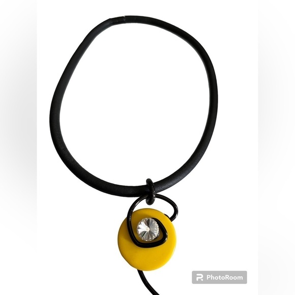 VINTAGE Jeff Lieb Signed 80’s Memphis Inspired Necklace - Picture 2 of 5